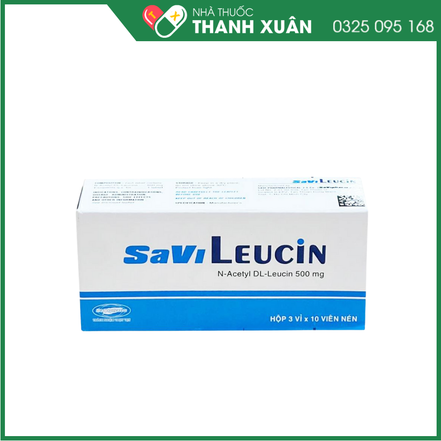 Savi Leucin điều trị chứng chóng mặt